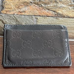 Gently used Gucci card holder
